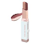 Double Color Eyeshadow Stick, Gradient Shimmer Eye Shadow Stick, Long Lasting Cream Eyeshadows, Eyeshadow Gradient Shimmer Waterproof, Suitable Beginners (C)