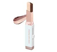 Double Color Eyeshadow Stick, Gradient Shimmer Eye Shadow Stick, Long Lasting Cream Eyeshadows, Eyeshadow Gradient Shimmer Waterproof, Suitable Beginners (B)