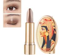 Double Color Light Luxury Eyeshadow Stick For Lazy People,2-in-1 Cream Eyeshadow Stick, Dual-Tone Eyeshadow Stick, Lazy Eyeshadow 2 Tone Stick, Waterproof and Long (04#)