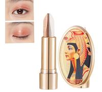 Double Color Light Luxury Eyeshadow Stick For Lazy People,2-in-1 Cream Eyeshadow Stick, Dual-Tone Eyeshadow Stick, Lazy Eyeshadow 2 Tone Stick, Waterproof and Long (03#)