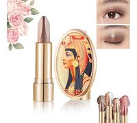 Double Color Light Luxury Eyeshadow Stick For Lazy People,2-in-1 Cream Eyeshadow Stick, Lazy 2 Color Eyeshadow Stick, Two Tone Eyeshadow Stick, Two Tone Eye Shadow Stick Long-Lasting (04#)