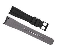 Double color Silicone Strap For Arc Mouth Watchband Bracelet Watch Accessories 22mm
