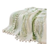 Double-Colored Fleece Blanket with Cloud Pattern - Soft, Cozy, Warm Throw for Sofa, Office, Bed, Lap - Decorative & Versatile Home/Office Gift