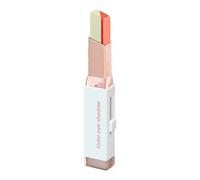 Double Colors Eyeshadow Stick, 2 in 1 Gradient Shimmer Dual Color Eye Shadow, Waterproof And Smudge-Proof, For Beginners And Daily Eye Makeup (#E)