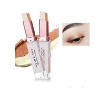 Double Colors Eyeshadow Stick, Glitter Shimmer Eyeshadow Pen Gradient Eye-shadow Waterproof Long Lasting Matte Eye Makeup Pen #02