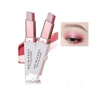 Double Colors Eyeshadow Stick, Glitter Shimmer Eyeshadow Pen Gradient Eye-shadow Waterproof Long Lasting Matte Eye Makeup Pen #01