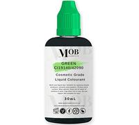 Double Concentrated Cosmetic Liquid Dyes Colourant Soap Colouring Colour for DIY Soap Making Bath Bomb Making Skin Safe (Green, 30ml)