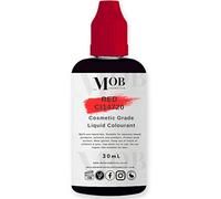 Double Concentrated Cosmetic Liquid Dyes Colourant Soap Colouring Colour for DIY Soap Making Bath Bomb Making Skin Safe (Red, 30ml)