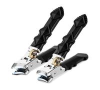 Double Configuration of Oblique and Flat Mouth Curved Nail Clippers Splash-Proof Wide Jaw Opening Nail Clippers for Thick Nails
