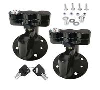 Double Container Security Locking Systems with Single Keys for Fuels Water Tanks Heavy Duty Metal Construction Fuels Pack Mount with Keys