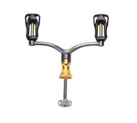 Double Crankreel Handle - Aluminum Alloy Replacement Part Fishing Reel Grip | Durable Baitcaster Handle 1000 2000 3000 4000 Series Fish Reel Accessories Tackle Fishing Tackle Upgrade