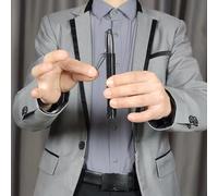 Double Cross Companion (No Pens) Magic Tricks Marker Holder Pen Holster with Flexible Clip Magician Go-to Carry Accessories Magic Props