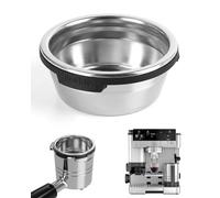Double Cup Filter Basket Compatible with Ninja Luxe Cafe Accessories ES601 ES701, Stainless Steel Coffee Pressurized Porous Filter, Portafilter Basket Reusable Coffee Filter for Ninja Luxe Cafe
