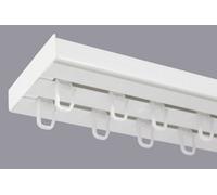 Double Curtain Ceiling Rail Track Pcv 150 Cm (L) Hooks
