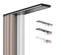 Double Curtain Track Ceiling Mounted, Aluminum Heavy Duty Curtains Rails Smooth Sliding 50-1000cm Long Silent Curtain Rods for Bedroom/Living Room/Window/Hotel(Black,305cm)