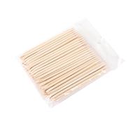 Double Cuticle Pusher Wooden for Manicure Pedicure Gel Nail Remover Professional Care Tool for Home Studio Nail Studio Gentle Cuticle Pusher with Two Ends (Beige, 16 x 11.5 x 2 cm)
