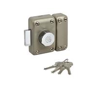 Double cylinder lock YALE YV25DE-45 - 5 pins - 4 keys - beige