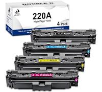 DOUBLE D 220A Toner Replacement for HP 220A Compatible with HP Color LaserJet Pro MFP 4302dw 4302fdw 4202dw 4202dn 4302fdn (Pack of 4)