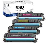 DOUBLE D 508X Toner for HP 508X 508A CF360A CF360X CF361X CF362X CF363X | for HP 508X Toner Cartridge work with HP M553 Printer M552 M577 Printer Color LaserJet Enterprise M552dn M553dn M553n M577dn