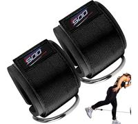 Double D Ankle Strap Cable Machine Attachments Gym Ankle Cuff for Kickbacks Glute Workouts Leg Extensions Curls Booty Hip Exercise for Men and Women Trainer