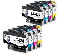 DOUBLE D LC424 Ink Cartirdge Compatible with Brother DCP-J1200W DCP-J1200WE