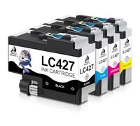 DOUBLE D LC427 Ink Cartridges Compatible for Brother LC427 Ink LC427XL,4PK | for Brother LC427XL Ink Cartridges work for Brother MFC-J5955DW MFC-J6955DW MFC-J6957DW MFC-J6959DW HL-J6010DW Printers