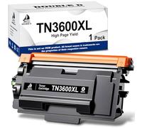 DOUBLE D TN3600XL Toner Cartridge,6000 Pages,Replacement for Brother TN3600 Toner TN3600XL TN-3600 TN-3600XL for HL-L5210DN HL-L5210DW HL-L5215DN HL-L6410DN HL-L6415DN HL-L6210DW DCP-L5510DW MFC L5710