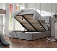 Double Dakota Platinum Storage Ottoman - Assembly Option- LOCAL DELIVERY ONLY