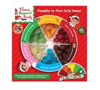 Double Dares - Elves Behaving Badly! Naughty or Nice Jelly Bean Spinner Game - Weird Flavour Sweets - Novelty Gift Box - Which Will You Get!! - Halal - Vegan - Vegetarian -100g - Naughty Elf