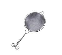 Double Deck Bar Cocktail Strainer 304 Stainless Steel Conical Cocktail Sieve Great for Removing Bits from Juice(Silver)