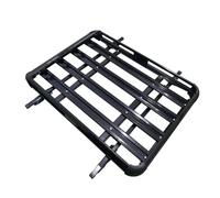 Double Deck Car Roof Rack Fit For SUV Roof Aluminum Alloy Cargo Carrier Basket Cargo Roof Rack.(Black 160x100cm)