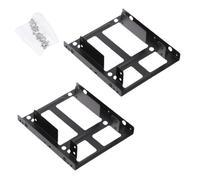 Double Deck HDDS Mounting Bracket 2.5" to 3.5" Hard Drive Adapter Bracket Metal HDDS Holder Mount Screws with SSD Mount Bracket