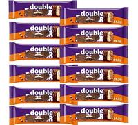 Double Decker Chocolate Bar 54.5g - Layered Nougat & Crisp Cereal Covered in Milk Chocolate| Iconic Taste | Aerated Milk Chocolate | Fresh and Delightful | Shareable Size 48x54.5g