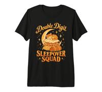 Double Digit Sleepover Squad 10th Birthday Girl Premium T-Shirt