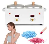 Double Digital Wax Heater Warmer, 1000ml Hand and Feet Paraffin Wax Warmer Machine with Adjustable Temperature, Candle Making Making Kit for Home, Hair Removal, Women Salon