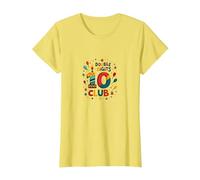 Double Digits 10 Club Birthday Celebration T-Shirt, Women, Lemon, L
