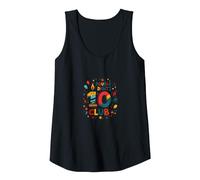 Double Digits 10 Club Birthday Celebration Tank Top, Women, Black, XXL