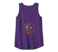 Double Digits 10 Club Birthday Celebration Tank Top, Women, Purple, XXL