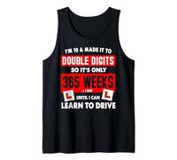 Double Digits 10th Birthday Outfit Idea Kids Learner Driver Tank Top