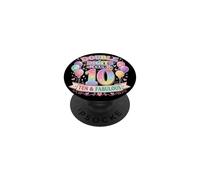 Double Digits Club Ten And Fabulous Graphic Pastel Rainbow PopSockets Adhesive PopGrip