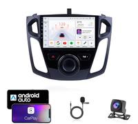 Double Din 9 Inch Android 15 Car Stereo For Ford Focus 3 2011-2019 Bluetooth Car Radio Compatible Mobile Phone Mirror Link Steering Wheel Control FM/AM/RDS Backup Camera,M104
