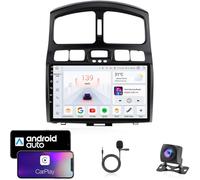 Double Din 9 Inch Android 15 Car Stereo For Hyundai Classic Santa Fe 2006-2015 Bluetooth Car Radio Compatible Mobile Phone Mirror Link Steering Wheel Control FM/AM/RDS Backup Camera,M103