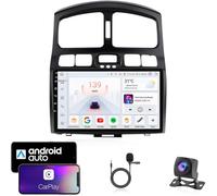 Double Din 9 Inch Android 15 Car Stereo For Hyundai Classic Santa Fe 2006-2015 Bluetooth Car Radio Compatible Mobile Phone Mirror Link Steering Wheel Control FM/AM/RDS Backup Camera,M109