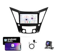 Double Din 9 Inch Android 15 Car Stereo For HYUNDAi Sonata i40 i45 2011-2015 Bluetooth Car Radio Compatible Mobile Phone Mirror Link Steering Wheel Control FM/AM/RDS Backup Camera,M102