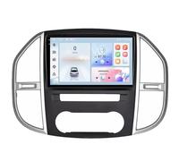 Double Din 9 Inch Android 16 Car Stereo for Benz W447 Vito 3 2014-2020 Bluetooth Car Radio Compatible Mobile Phone Mirror Link Steering Wheel Control Backup Camera