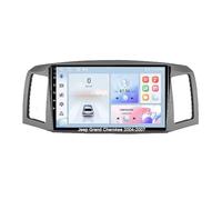 Double Din 9 Inch Android 16 Car Stereo for Jeep Cherokee 2004-2007 Bluetooth Car Radio Compatible Mobile Phone Mirror Link Steering Wheel Control Backup Camera(HM603 4 Core Wifi 2+32GB)