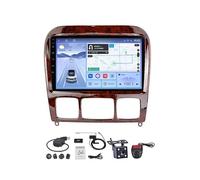Double Din 9 Inch Android Car Stereo for Benz S Class W220 1998-2005 Bluetooth Car Radio Compatible Mobile Phone Mirror Link Steering Wheel Control FM/AM/RDS Backup Came HM612 8 Core 4G+WiFi 12+256GB
