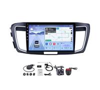 Double Din 9 Inch Android Car Stereo for Honda Accord 9 2012-2018 Bluetooth Car Radio Compatible Mobile Phone Mirror Link Steering Wheel Control FM/AM/RDS Backup Camera HM610 8 Core 4G+Wifi 8+128GB