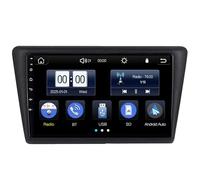 Double Din 9 Inch Android Car Stereo For Rapid 2013-2017 Bluetooth Car Radio Compatible Mobile Phone Mirror Link Steering Wheel Control FM/AM/RDS Backup Camera(T209 8 Core 4G+Wifi 6+128GB)