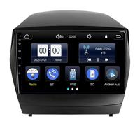 Double Din 9 Inch Android Car Stereo For Tucson IX35 2010-2015 Car Radio Compatible Mobile Phone Mirror Link Steering Wheel Control Backup Camera(T206 8 Core 4G+Wifi 2+32GB)